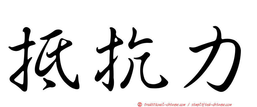 抵抗力