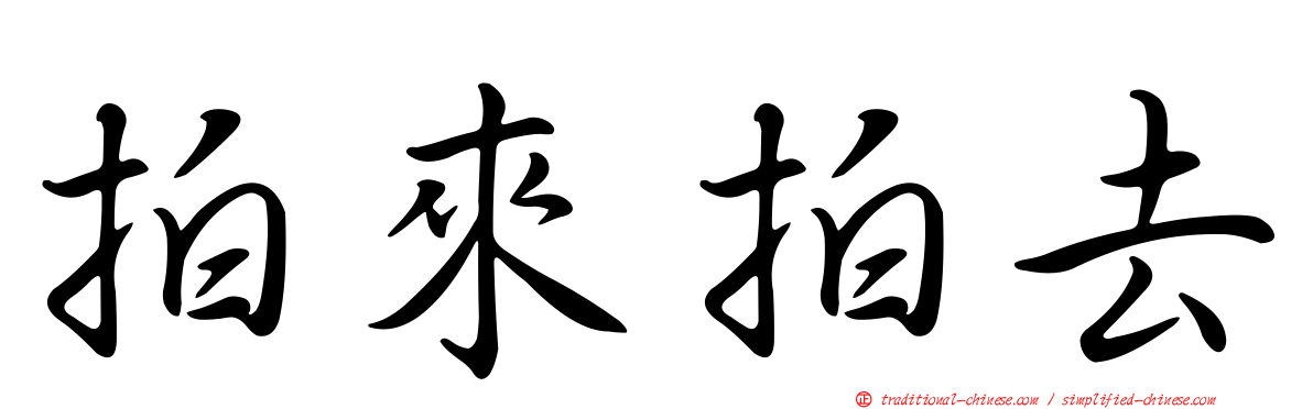 拍來拍去