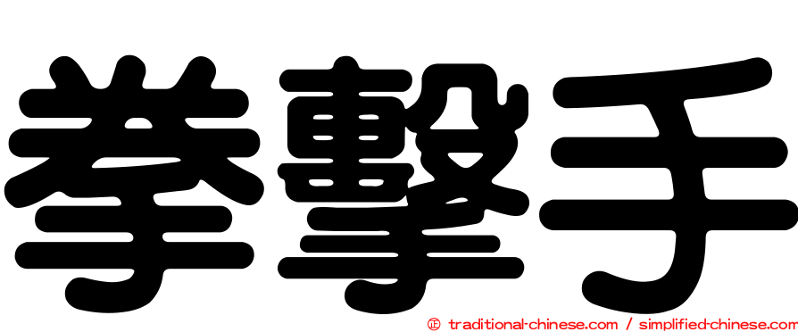 拳擊手