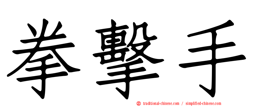 拳擊手