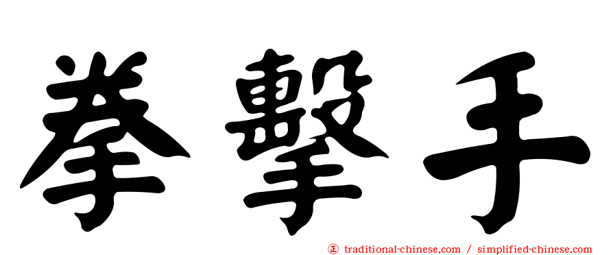 拳擊手