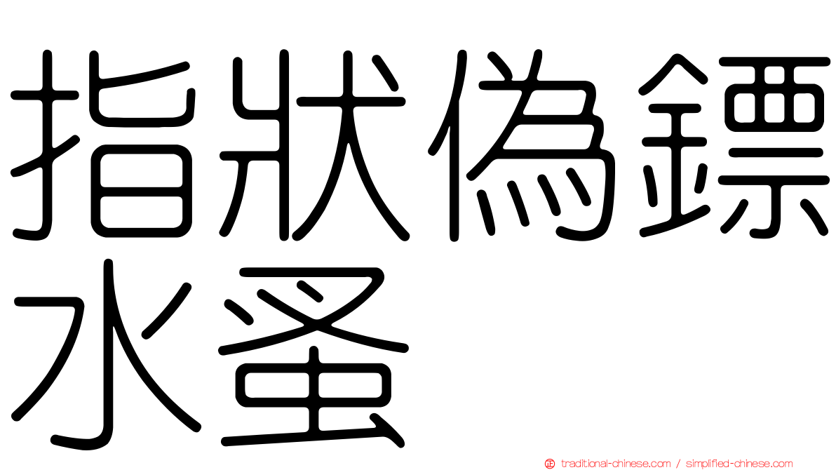 指狀偽鏢水蚤