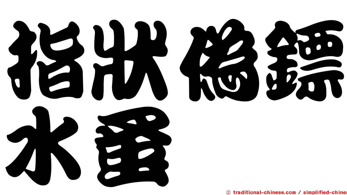 指狀偽鏢水蚤