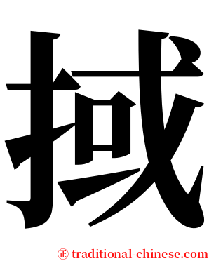 掝 serif font