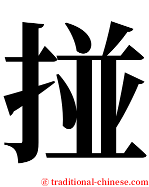 掽 serif font