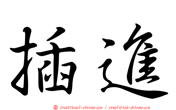 插進