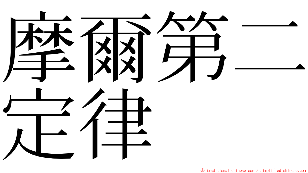 摩爾第二定律 ming font