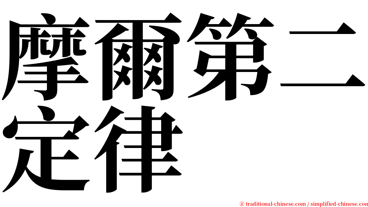 摩爾第二定律 serif font