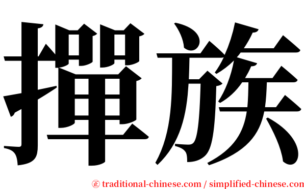 撣族 serif font