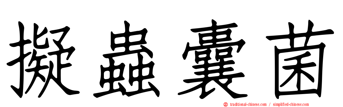 擬蟲囊菌
