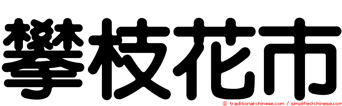 攀枝花市