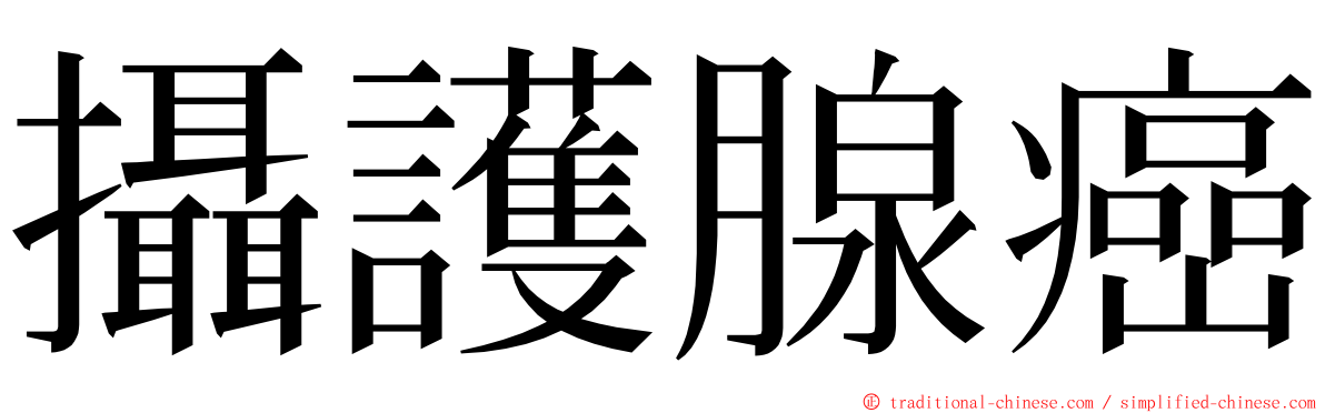 攝護腺癌 ming font