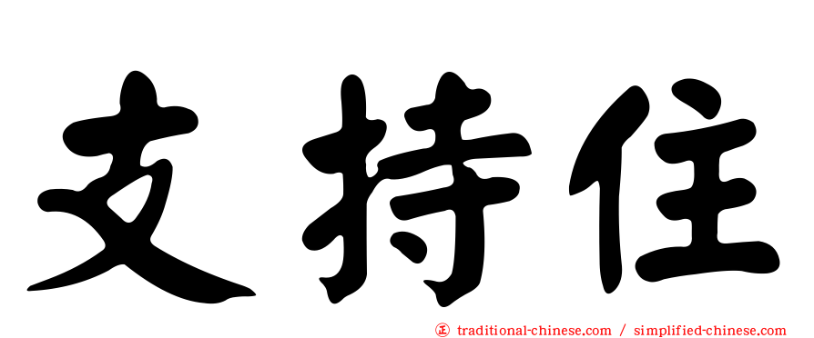 支持住