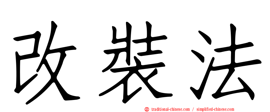 改裝法