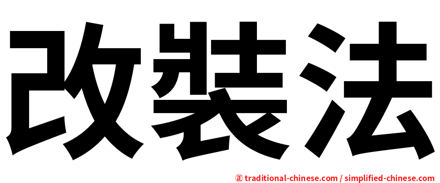 改裝法