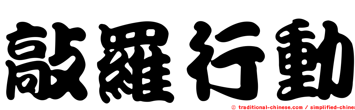 敲羅行動