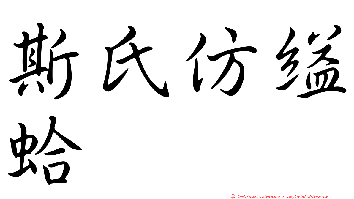 斯氏仿縊蛤