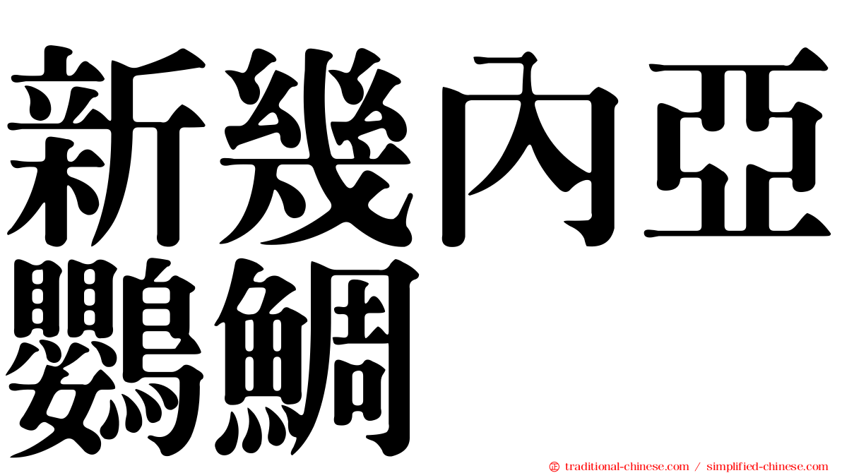 新幾內亞鸚鯛