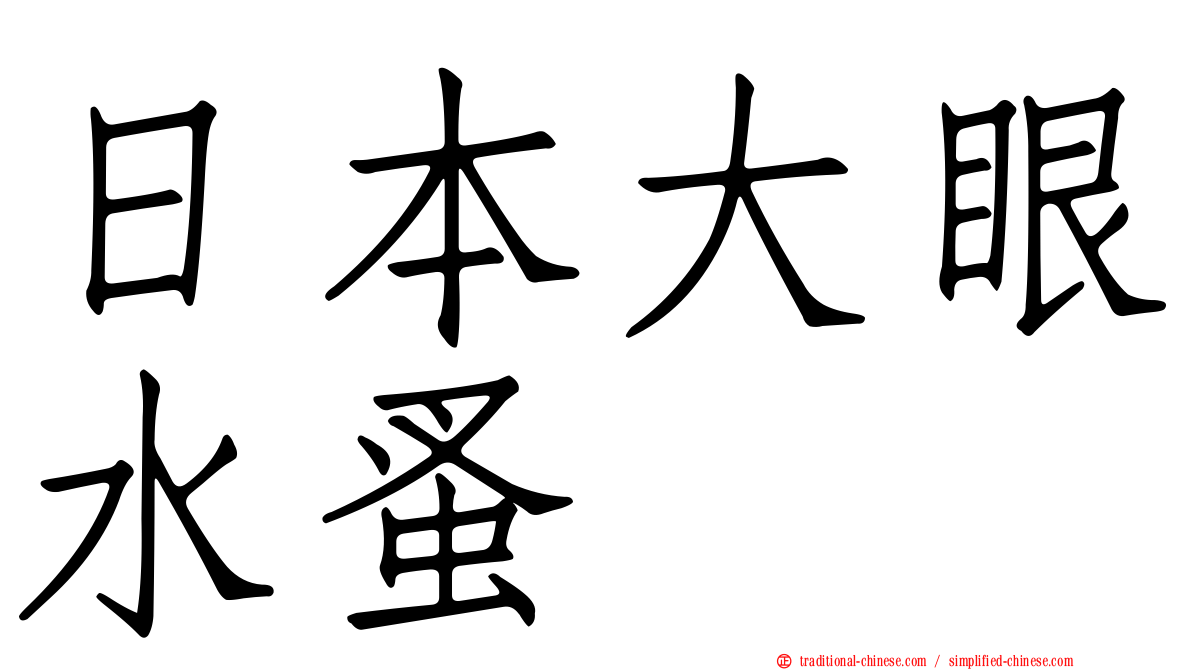 日本大眼水蚤