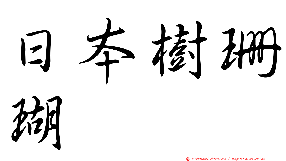 日本樹珊瑚