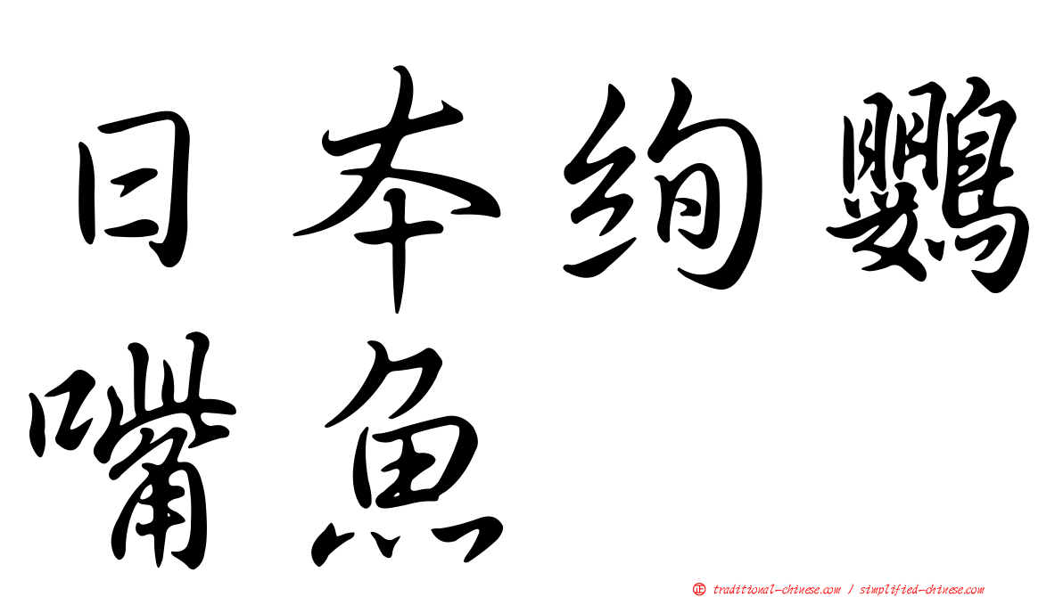 日本絢鸚嘴魚