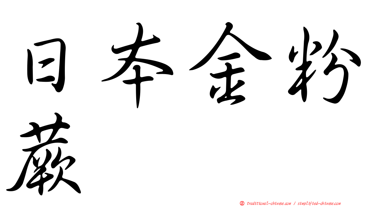 日本金粉蕨