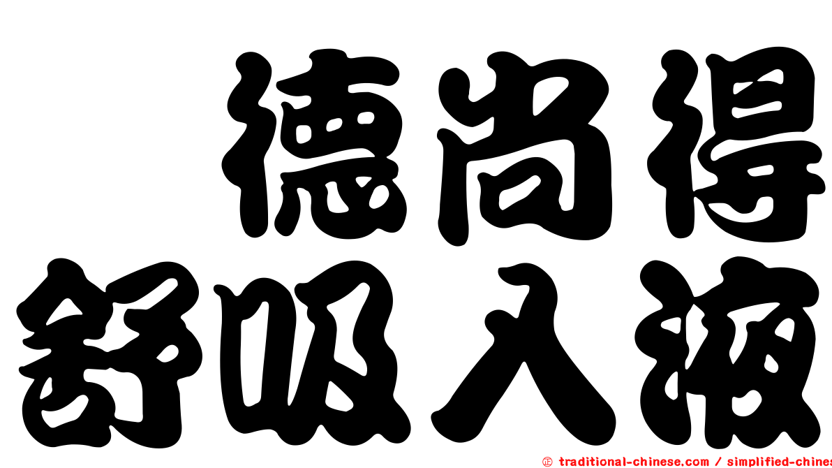 晟德尚得舒吸入液