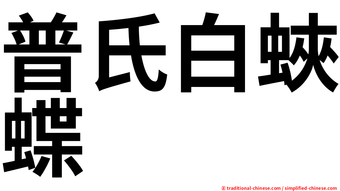 普氏白蛺蝶