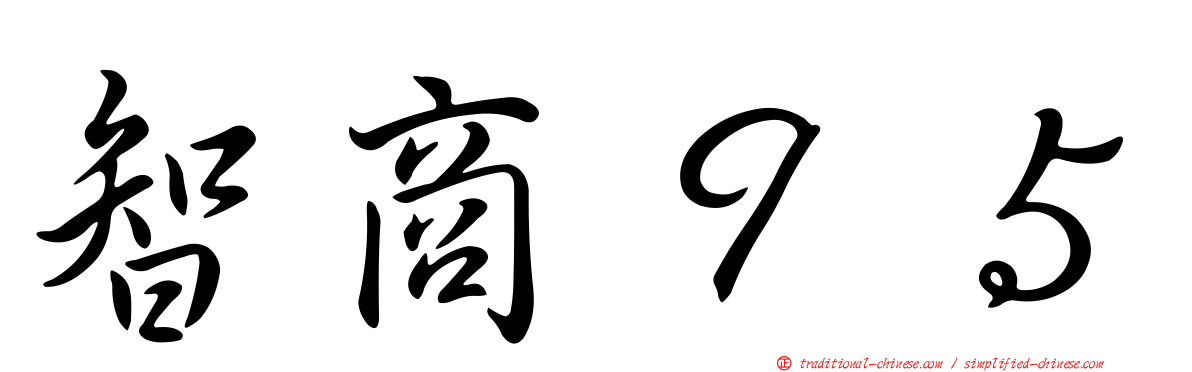 智商９５