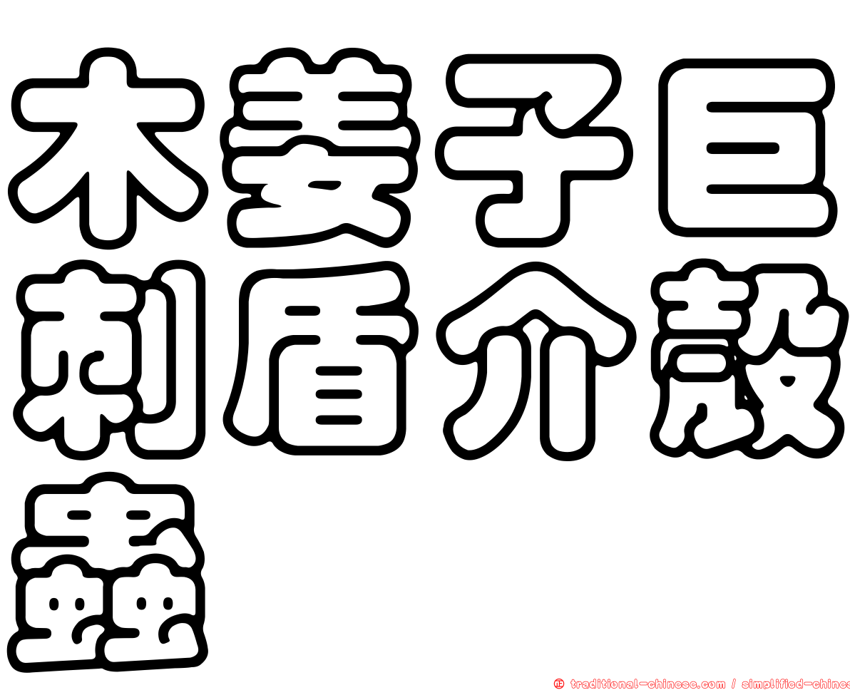 木姜子巨刺盾介殼蟲