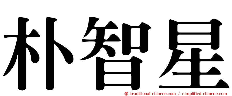 朴智星