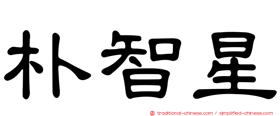 朴智星