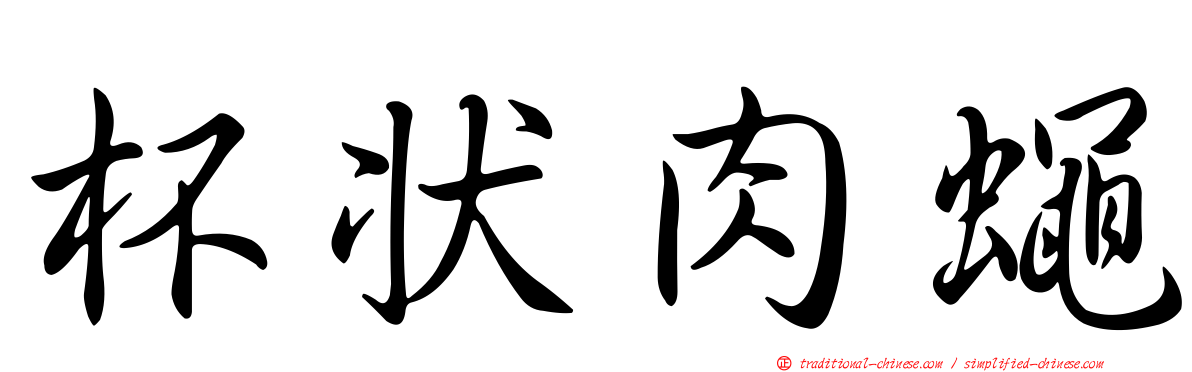 杯狀肉蠅