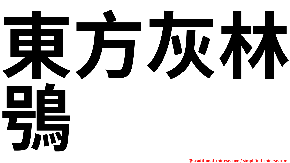 東方灰林鴞