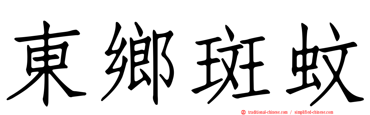 東鄉斑蚊