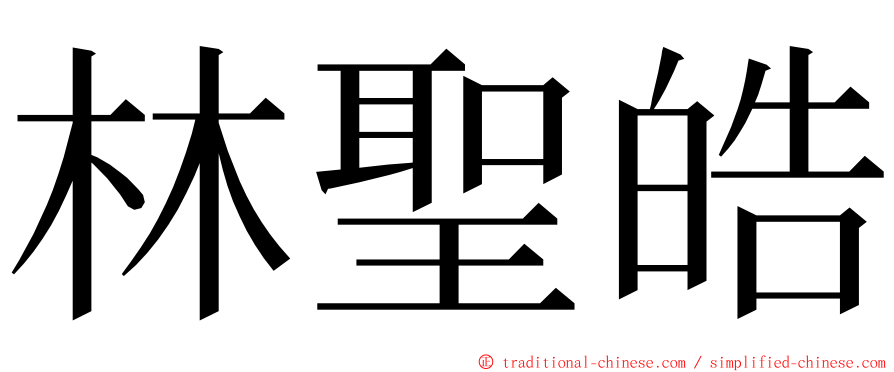 林聖皓 ming font