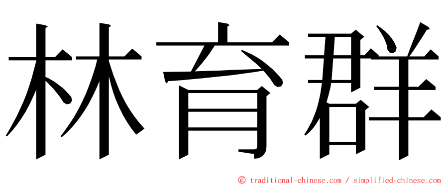 林育群 ming font