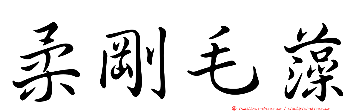 柔剛毛藻