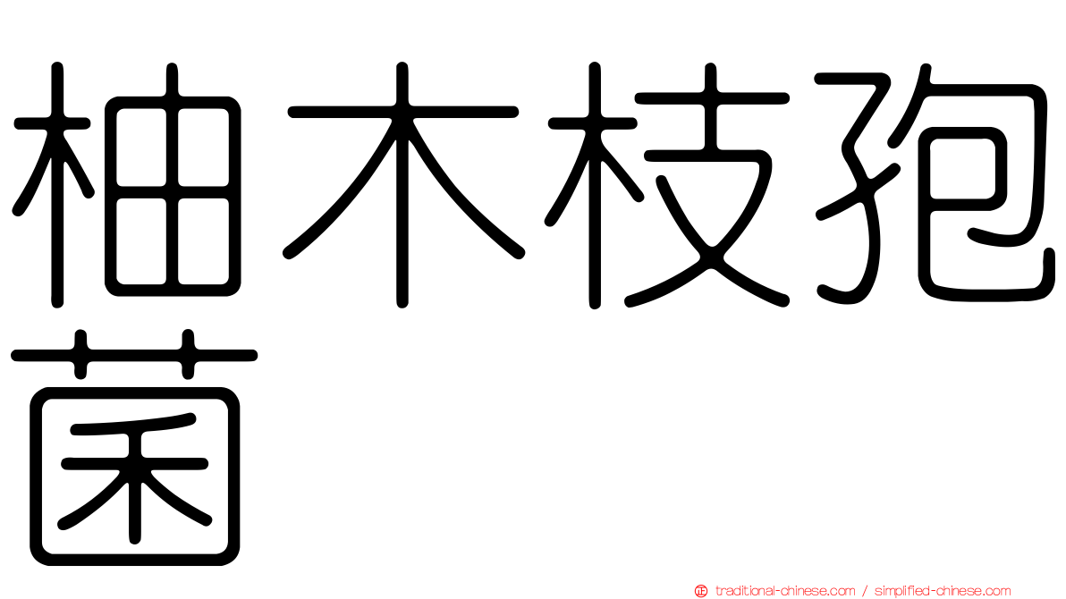 柚木枝孢菌