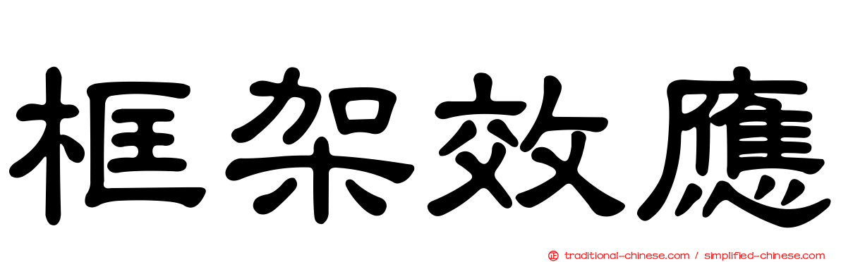 框架效應
