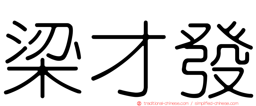 梁才發