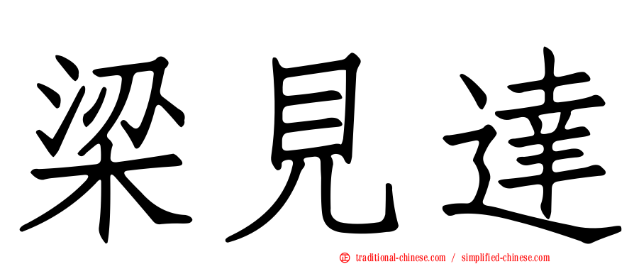 梁見達