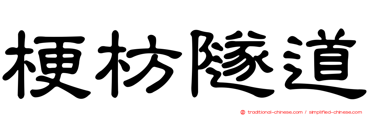 梗枋隧道