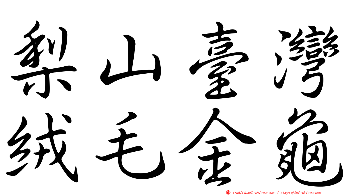 梨山臺灣絨毛金龜