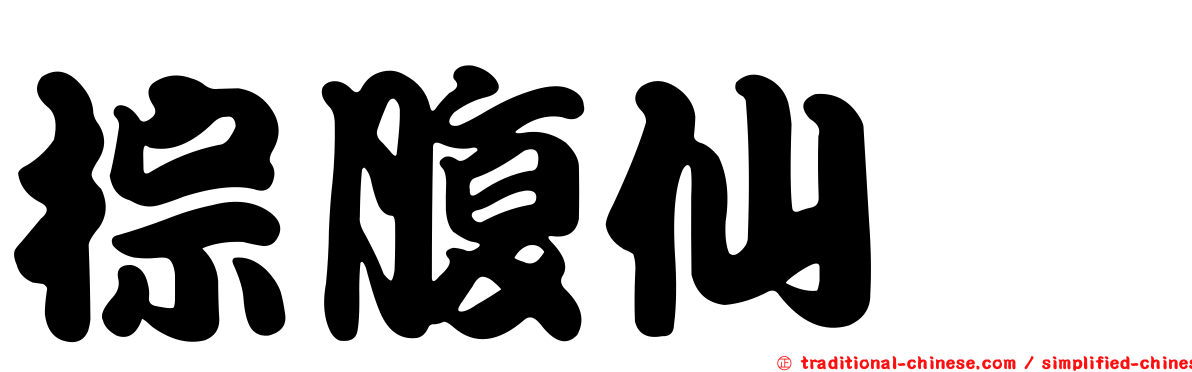 棕腹仙鶲