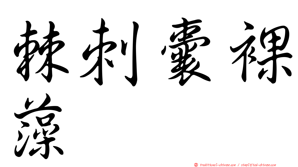 棘刺囊裸藻