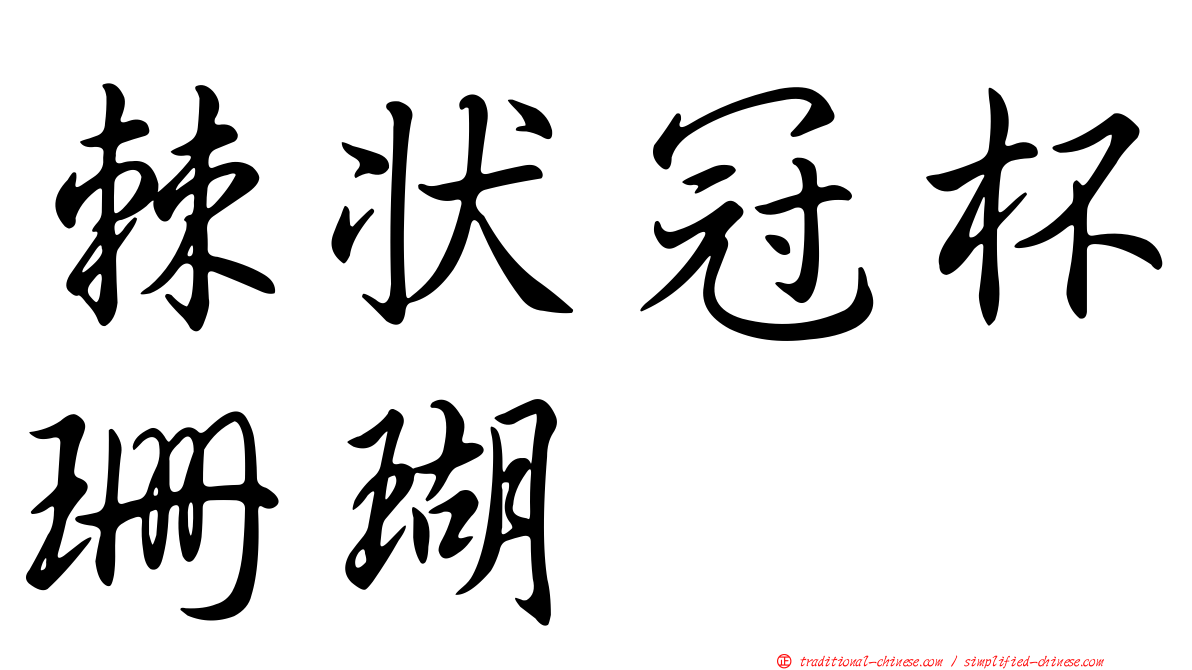 棘狀冠杯珊瑚