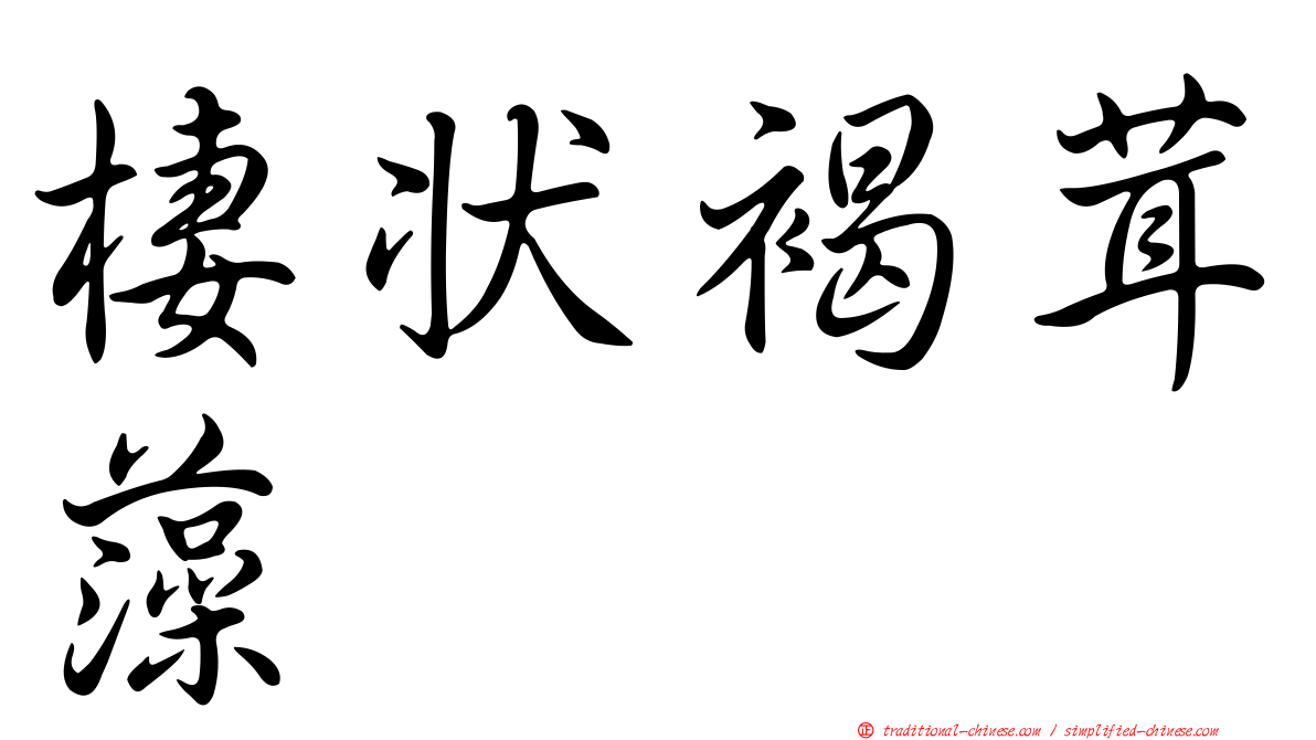 棲狀褐茸藻
