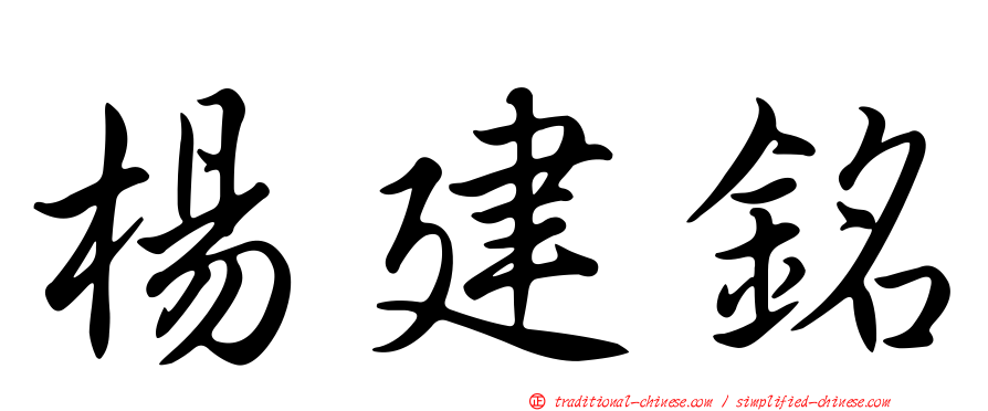 楊建銘