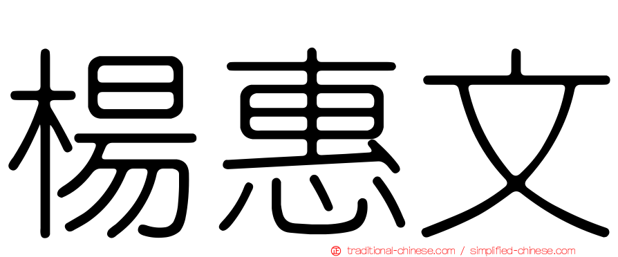 楊惠文